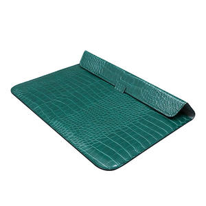 Enveloppe de luxe en cuir de croco de qualité supérieure, logo et design personnalisés, sac pour ordinateur portable 11 13 15,6 pouces, support pour ordinateur portable, étui pour ordinateur portable - Product Image 1