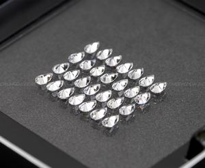 OM GEMS - Juego de Diamantes Cultivados en Laboratorio con Corte Pera de 4.0x2.5mm, Color Fantasía, Certificados por IGI, Corte Antiguo Único, para Anillos, Pendientes y Colgantes - Product Image 2