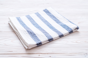 Serviette de cuisine en coton biologique 100% teint en fil à rayures, super absorbante, pour la cuisine et le golf, en promotion - Product Image 6