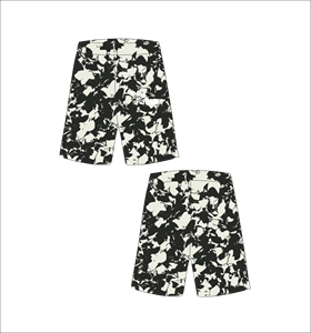 Shorts de bain personnalisés à séchage rapide, décontractés, style Bermuda, pour la plage - Product Image 1