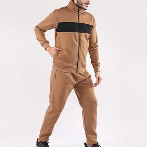 ชุดวอร์มลำลองฤดูหนาวปี 2026 ราคาโรงงาน ชุดแจ็คเก็ตซิปแบบสวมใส่สบาย ผลิตจากโพลีเอสเตอร์ พร้อมปักโลโก้ตามสั่ง สำหรับผู้ชาย - Product Image 4