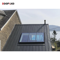 Ventilation améliorée Toit motorisé Étanche en alliage d'aluminium Fenêtre de lucarne en verre Toit Éclairage naturel Fenêtre de lucarne