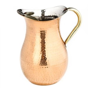 Jarra de Cobre Puro 100% King International para Almacenar Agua y Servir, con Beneficios para la Salud, Yoga Hindú - Product Image 3
