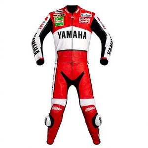 ชุดแข่งรถมอเตอร์ไซค์ Freddie Spencer MotoCP 1 ชิ้น ทำจากหนังวัว/หนังจิงโจ้ สำหรับขับขี่มอเตอร์ไซค์/จั๊มสูท MotoCp/ชุดสำหรับนักขี่มอเตอร์ไซค์ระดับมืออาชีพ - Product Image 1