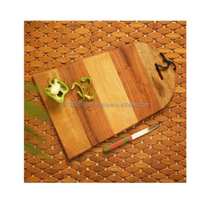 Tabla de cortar pequeña de madera para cocina compacta, preparación rápida de alimentos, diseño para cortar y rebanar, uso doméstico - Product Image 3