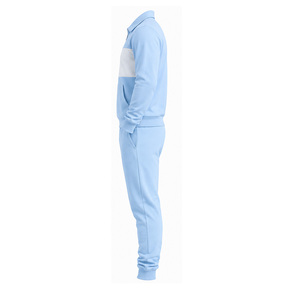Custom Men Sport Tracksuits OEM Fleece Athletic Training Sets Zip Jacket Jogger <b>Pants</b> Wholesale Gym Wear Manufacturer Sportswear - Product Image 3