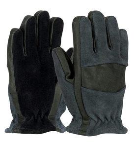 Nouveaux gants de protection ignifuges réfléchissants en cuir de vache pour pompiers, isolation thermique, résistants à l'usure, 40 cm de long, pour le sauvetage et les travaux - Product Image 3