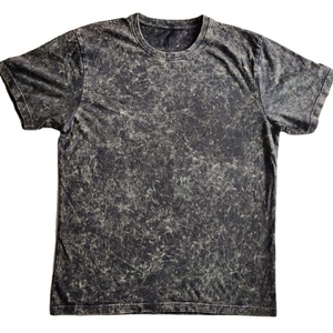 Vente en gros de tissu en jersey de coton peigné 100% personnalisé t-shirts vintage unisexe t-shirt lavé à l'acide pour hommes col rond logo personnalisé uni - Product Image 3