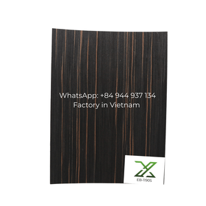 Durable Eco Friendly Engineered Ebony <b>Veneer</b> Panels Rotary Cut 2500x640mm for Furniture and Door Applications - Product Image 4
