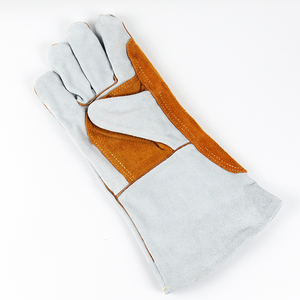2026 Heavy-Duty Waterproof and Anti-Slip Safety Welding <b>Gloves</b> XL Size Oven Protective Leather Working <b>Gloves</b> Heat Resistant - Product Image 2