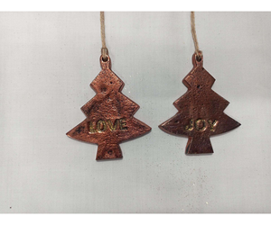 Adornos Navideños Metálicos, Duraderos e Inastillables, Decoración para Colgar en el Árbol, Decoraciones Navideñas para el Hogar, Regalos Festivos de Temporada - Product Image 2