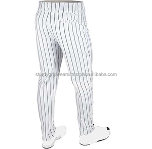 Pantalons de baseball athlétiques de haute qualité, personnalisés, respirants, entièrement imprimés par sublimation, 100% polyester, vêtements d'équipe professionnels, OEM - Product Image 2