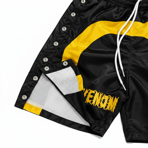 ชุดเซ็ตเสื้อแจ็คเก็ตและกางเกงขาสั้นผู้ชายสำหรับฤดูร้อน ผ้าโพลีเอสเตอร์ 100% ปักลายตามสั่ง ซิปแบบรูดขึ้น ชุดลำลองสำหรับเล่นกีฬา จากผู้ผลิต - Product Image 5