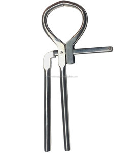 Testeur de sabots vétérinaire manuel réglable en acier inoxydable, outil de diagnostic équin pour chevaux et chèvres - Product Image 3