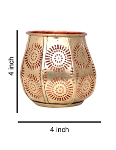 Lámpara de Vela Metálica Hecha a Mano Estilo Marroquí Vintage para Uso en Interiores, Exteriores, Hogar, Jardín y Bodas - Product Image 4