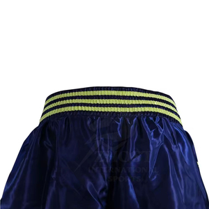 Shorts de boxe Muay Thai ZHOST bleus, écologiques, à séchage rapide, respirants, légers, imprimés, pour l'entraînement aux arts martiaux - Product Image 6