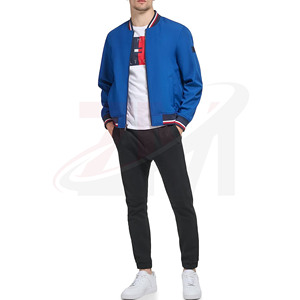 Nueva Colección de Moda Masculina, Chaqueta Azul de Manga Larga con Logotipo Personalizado, Nueva Llegada, para Hombre, con Impresión y Bordado Personalizados - Product Image 5