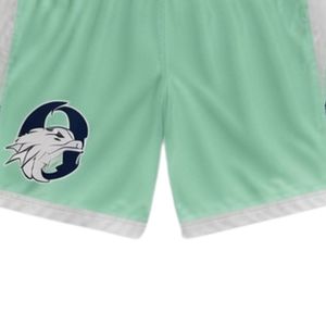 Pantalones Cortos de Lacrosse Sublimados Unisex en Verde Menta y Azul Marino, Ligeros, de Poliéster, Uniformes Deportivos para Entrenamiento, Ropa Deportiva - Product Image 5