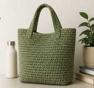Sac fourre-tout tissé à la main, style bohème marron, utilisation en extérieur, forme rectangulaire, 100% artisanal pour toutes les saisons - Product Image 4