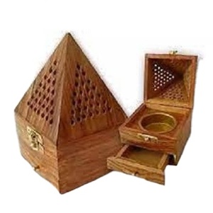Quemador de Incienso de Madera Religioso Elegante y de Alta Demanda, Hecho a Mano, 100% Natural, para Fragancia del Hogar, Quema de Incienso Tradicional - Product Image 1