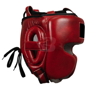 Ensembles de boxe en cuir véritable personnalisables avec option bicolore pour l'entraînement estival de Muay Thai et de Sanda - Protecteurs et durables - Product Image 4