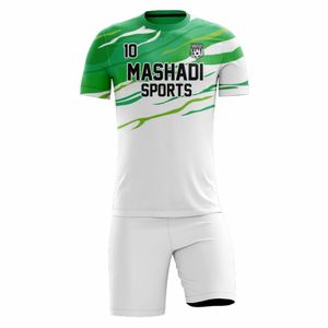 Uniformes de Fútbol Sublimados al por Mayor con Diseño Personalizado, Transpirables, que Absorben la Humedad, de Alta Calidad, Manga Corta, Cuello Redondo - Product Image 5