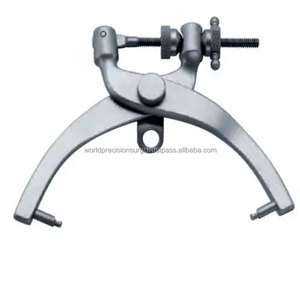 ชุดอุปกรณ์ดึงกระดูกสันหลังส่วนคอ Raney Crutchfield Skull Traction Tong ขนาด 120 มม. แบบสองหัวเจาะ สำหรับการผ่าตัดระบบประสาทและการรักษาเสถียรภาพกระดูกสันหลังส่วนคอ - Product Image 2