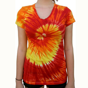 Nouvelle Arrivée T-shirt Tie-Dye Femme Écologique Séchage Rapide Respirant Confortable Usage Quotidien Facile à Laver Couleur Unie Manches Courtes - Product Image 1