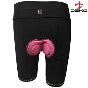 Quần Đùi Đạp Xe DEKO Cho Nữ, Có Lớp Lót, Màu Đen - Product Image 5