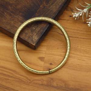 Tobillera con diseño de escamas de pez, de latón dorado y plateado, estilo bohemio, joyería retorcida para mujer. - Product Image 1