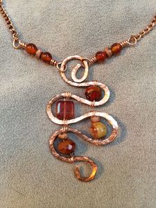 Attractive Copper Necklace with Adjustable Length Comfortable Jewelry Choice for Daily and Occasion Wear - Product Image 5