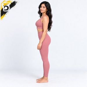 Conjunto de Yoga Moderno para Mujer, Material Flexible, Ajuste Soportativo para Fitness, Yoga, Ejercicio, Entrenamiento y Actividades al Aire Libre - Product Image 2