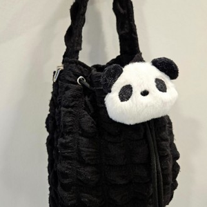 Panda peluche borsa distintivi simpatiche spille Panda per la decorazione della borsa - Product Image 1