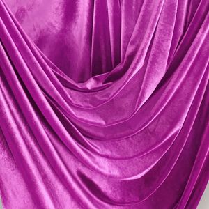 CLOTH ZONES Elegant Dark Moff Velvet Fabric 100% Polyester Woven 130GSM Medium Weight Plain Dyed Luxury Apparel Garment Home - Product Image 5