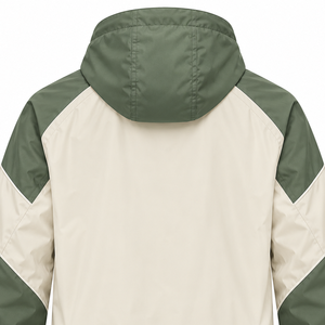 <b>Hooded</b> Windbreaker <b>Jacket</b> for <b>Men</b> lightweight outdoor sports resistant <b>hooded</b> full zip custom activewear sportswear manufacturer - Product Image 4