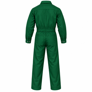 Traje de trabajo de seguridad para hombre al por mayor, mono industrial para mecánico, traje protector de una pieza, mono de trabajo de color sólido personalizado - Product Image 2