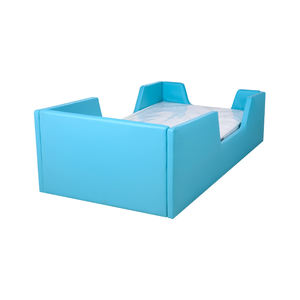 Camas para Niños Pequeños, Tapizadas en Terciopelo, con Estructura de Madera Sólida, para Edades de 1 a 3 Años, Modernas, Ecológicas y Duraderas, para Dormitorio/Sala de Estar/Escuela - Product Image 4