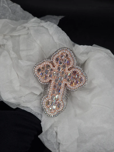 925 Sterling <b>Silver</b> Hip Hop Bling Iced Out VVS Moissanite Diamond <b>Cross</b> <b>Ring</b> Luxury Statement Gift For Men Women wear - Product Image 2