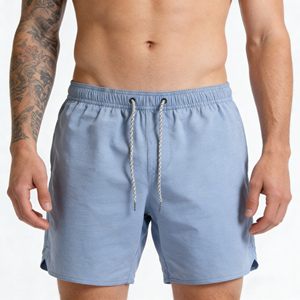 Shorts cargo confortables et extensibles pour hommes, avec poche zippée, séchage rapide, respirants, pour l'entraînement, boardshorts - Product Image 1