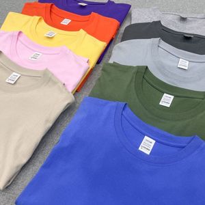 เสื้อยืดคอกลมแขนสั้นผ้าฝ้าย 100% ทรงปกติ น้ำหนัก 220 กรัม สินค้าใหม่ OEM สำหรับผู้ชายไซส์ใหญ่ พิมพ์ลายกราฟิกตามสั่ง พร้อมสกรีนโลโก้ - Product Image 2