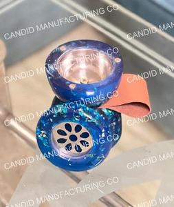 Introducing New Trendy Blue Resin Incense <b>Burner</b> Brown Leather Therapeutic Use Eco-Friendly Durable Perfect Blend Elegance - Product Image 3