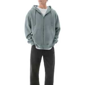 Sudadera con Capucha Oversize de Algodón 100% para Hombre, Estilo Urbano, Personalizable, 300g, Felpa, Unisex, Transpirable, de Secado Rápido, para Invierno - Product Image 4