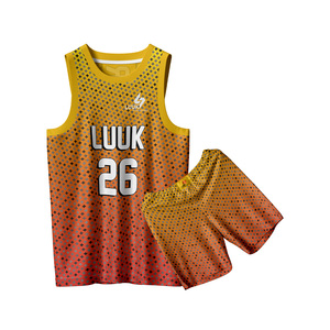 Conjuntos de Uniformes de Baloncesto para Hombre, Personalizados con Nombre de Equipo, Logotipo Digital Impreso en la Parte Delantera, Malla de Spandex/Poliéster, Transpirables y que Absorben la Humedad - Product Image 5