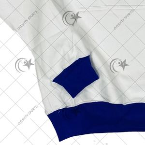 Logo en chenille personnalisé sweat-shirt à col ras du cou en molleton de style universitaire pour femmes - Product Image 5