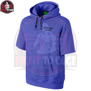 Sweat-shirts à manches courtes pour hommes, design unique, respirants, avec logo personnalisé, couleur unie, pour l'automne, pour la salle de sport et les entraînements - Product Image 5