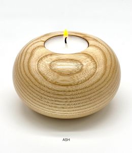 Handmade Eco-Friendly Durable Wooden Rectangular Tea <b>Light</b> Holder with <b>Rope</b> Trim for Home Decoration and Christmas - Product Image 3