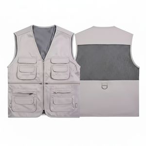 Chaleco de Trabajo para Hombre de Alta Calidad, Casual, con Múltiples Bolsillos, de Secado Rápido, Resistente al Viento, para Exteriores, con Servicio OEM - Product Image 4