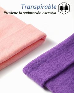 Gorro Ajustable Rosa 100% Acrílico, Unisex, Color Sólido, Casual, de Invierno, Tejido por Computadora, para Cabezas de 48-50cm de Circunferencia - Product Image 3