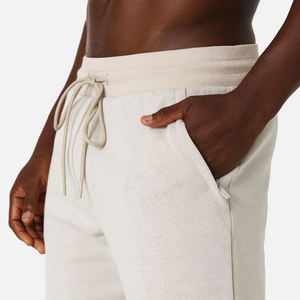Baggy Blank <b>Sweat</b> <b>Shorts</b> <b>Men</b> Heavy Weight Fleece Joggers <b>Shorts</b> Plus Size <b>Men's</b> Cream <b>Shorts</b> with Your Own Logo - Product Image 4