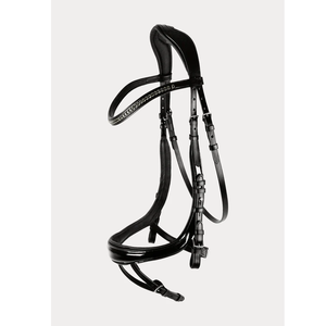 Brida para Caballo de Cuero Genuino de Primera Calidad con Flecos Hechos a Mano y Conchos, Estilo Inglés y Western, Moda Ecuestre - Product Image 1
